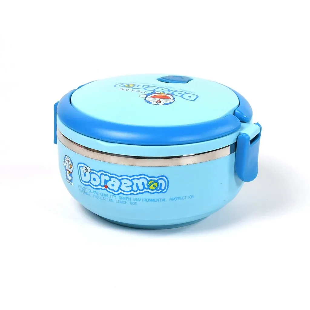 Single Layer Doraemon Steel Lunch Box Ã¢Â€Â“ Premium Lunch Box for Office & School