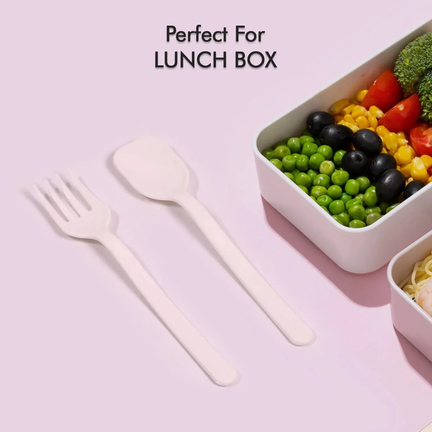 Plastic Forks & spoon Cutlery-Utensils( pack of 2)