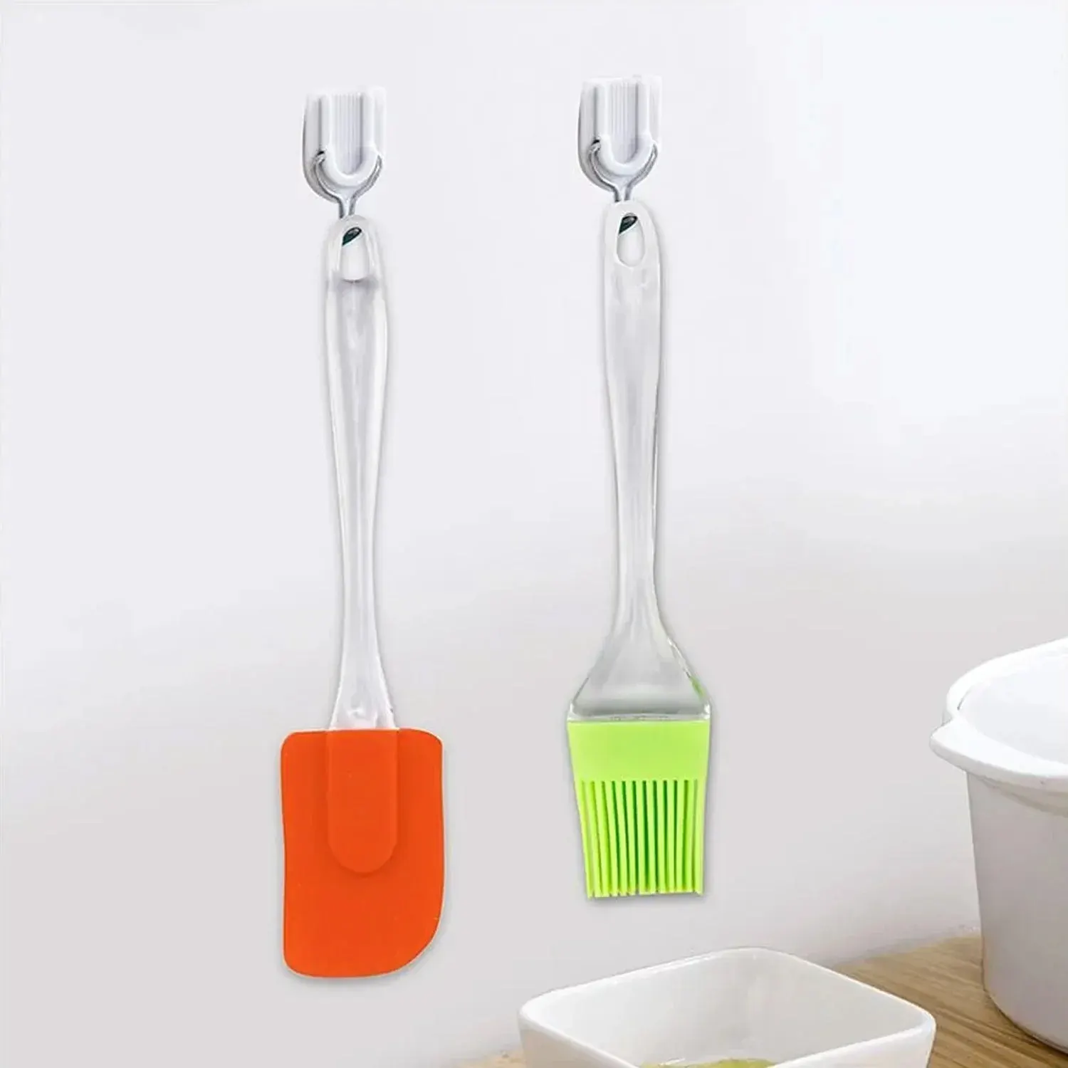 2 in 1 Combo of Big Brush & Spatula Set (2 Pcs Set)