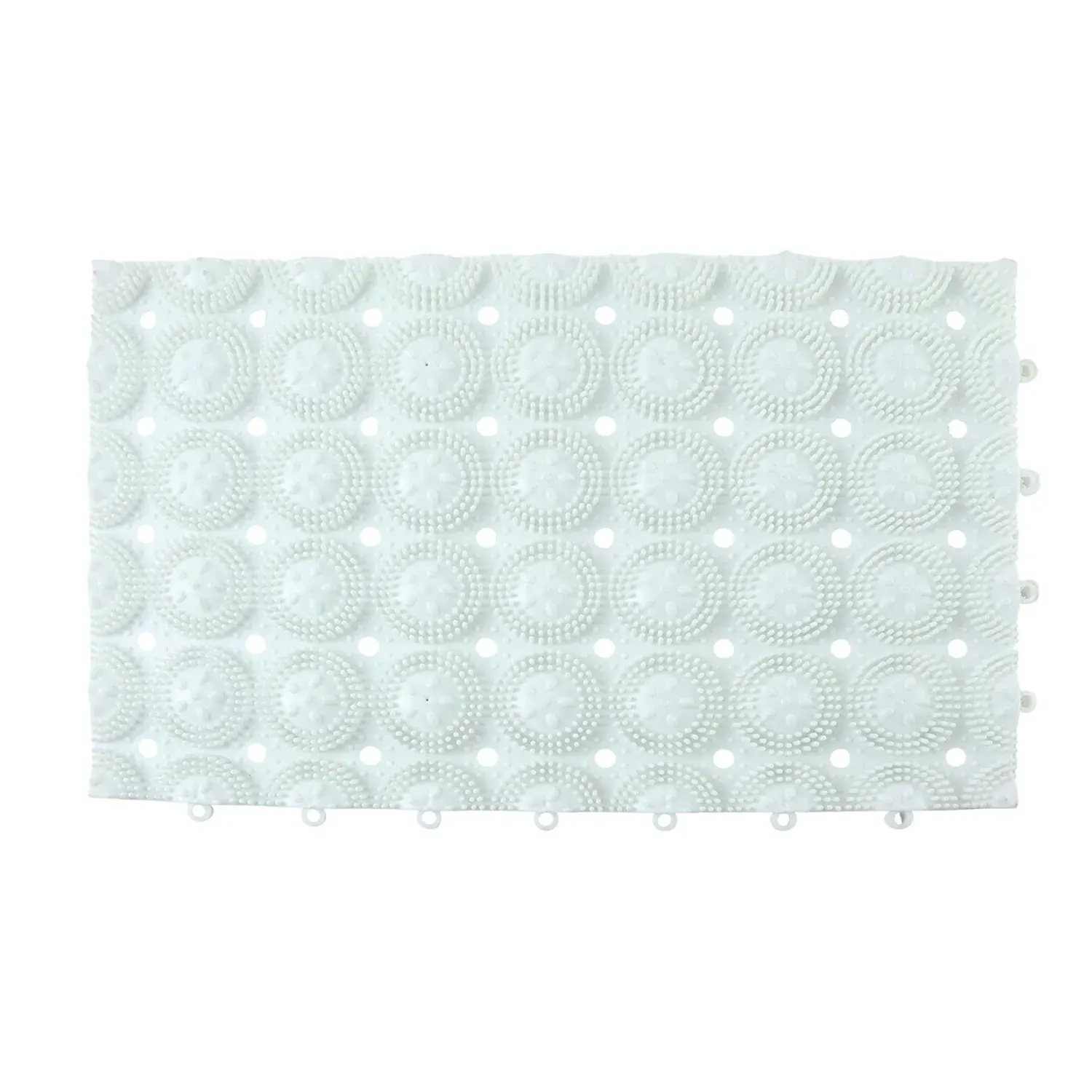 Anti-Slip Bathroom Massage Mat with Suction Cups (33 Ã— 21 cm / 4 Pc)