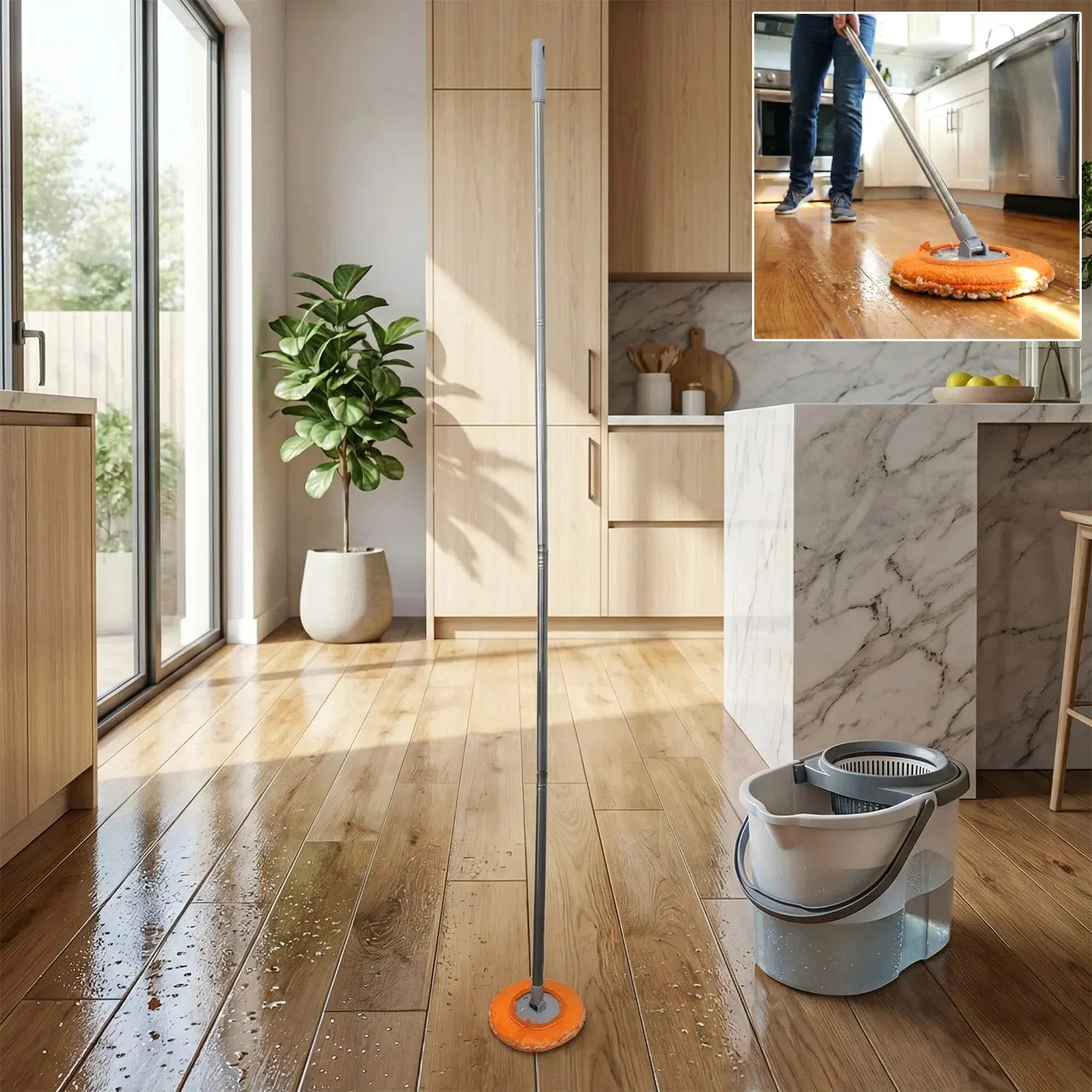 Multipurpose Spin Mop (1 Pc Set)