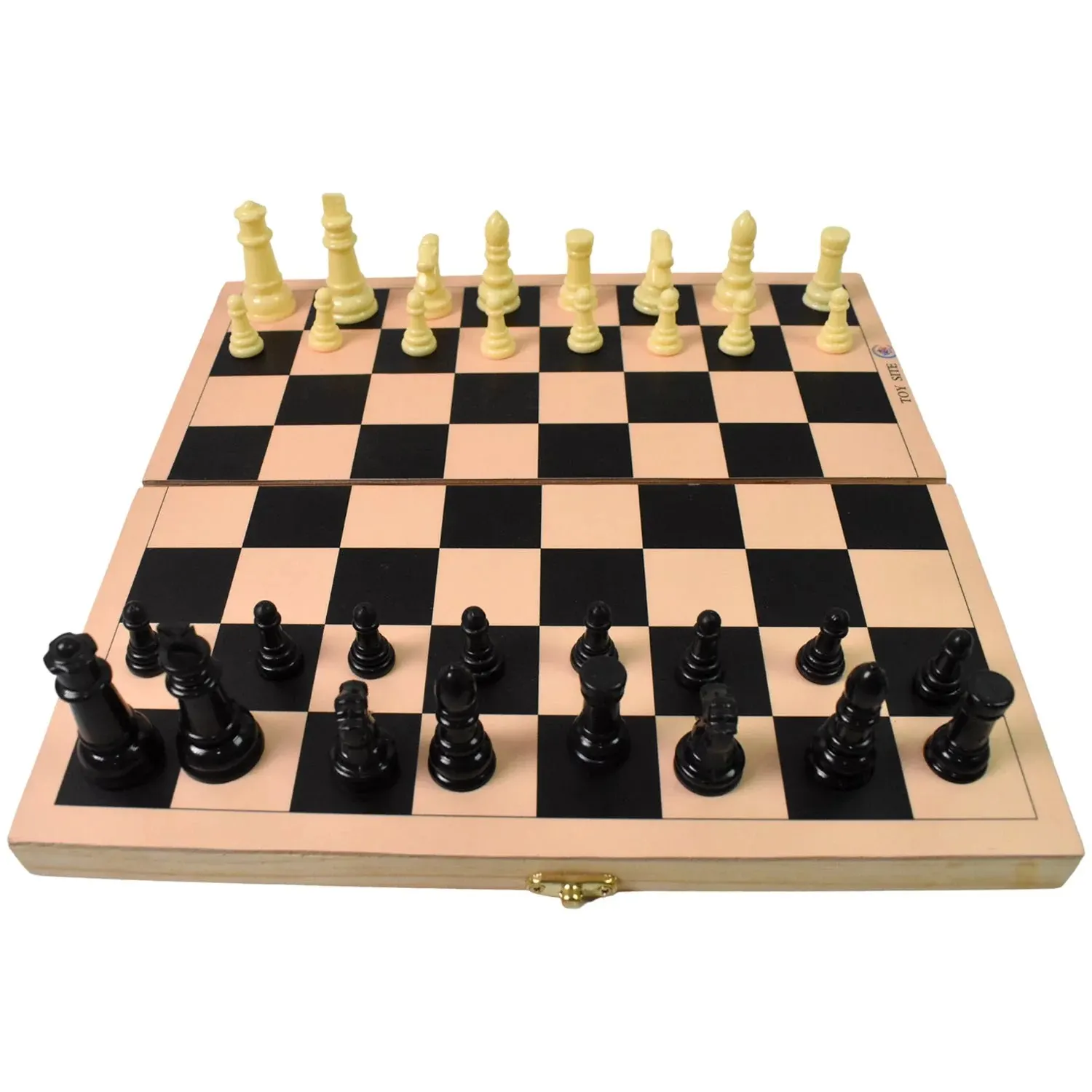 Folding wooden chess board set (30 Ã— 30 cm / 1 set)