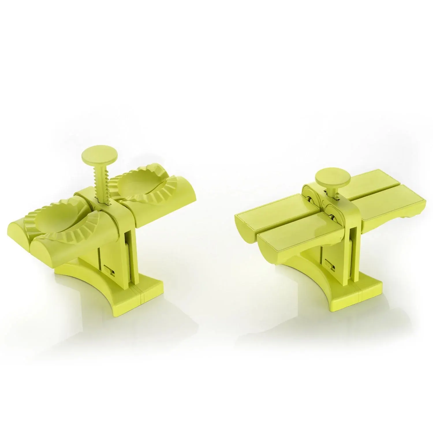 Double head dumpling maker mold â€“ easy press tool for making dumplings