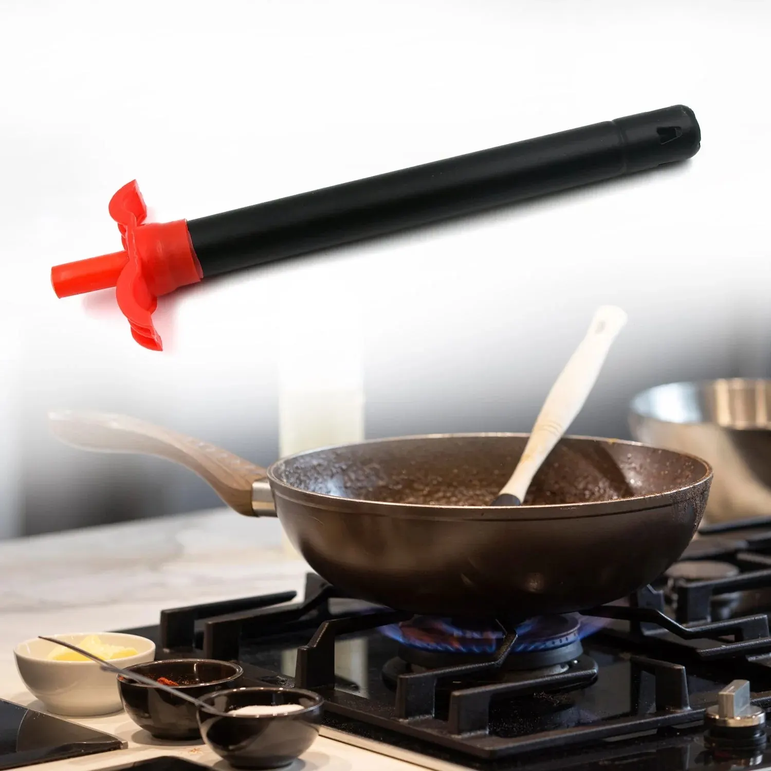 Stainless Steel Gas Lighter for Kitchen Stoves (1 Pc)
