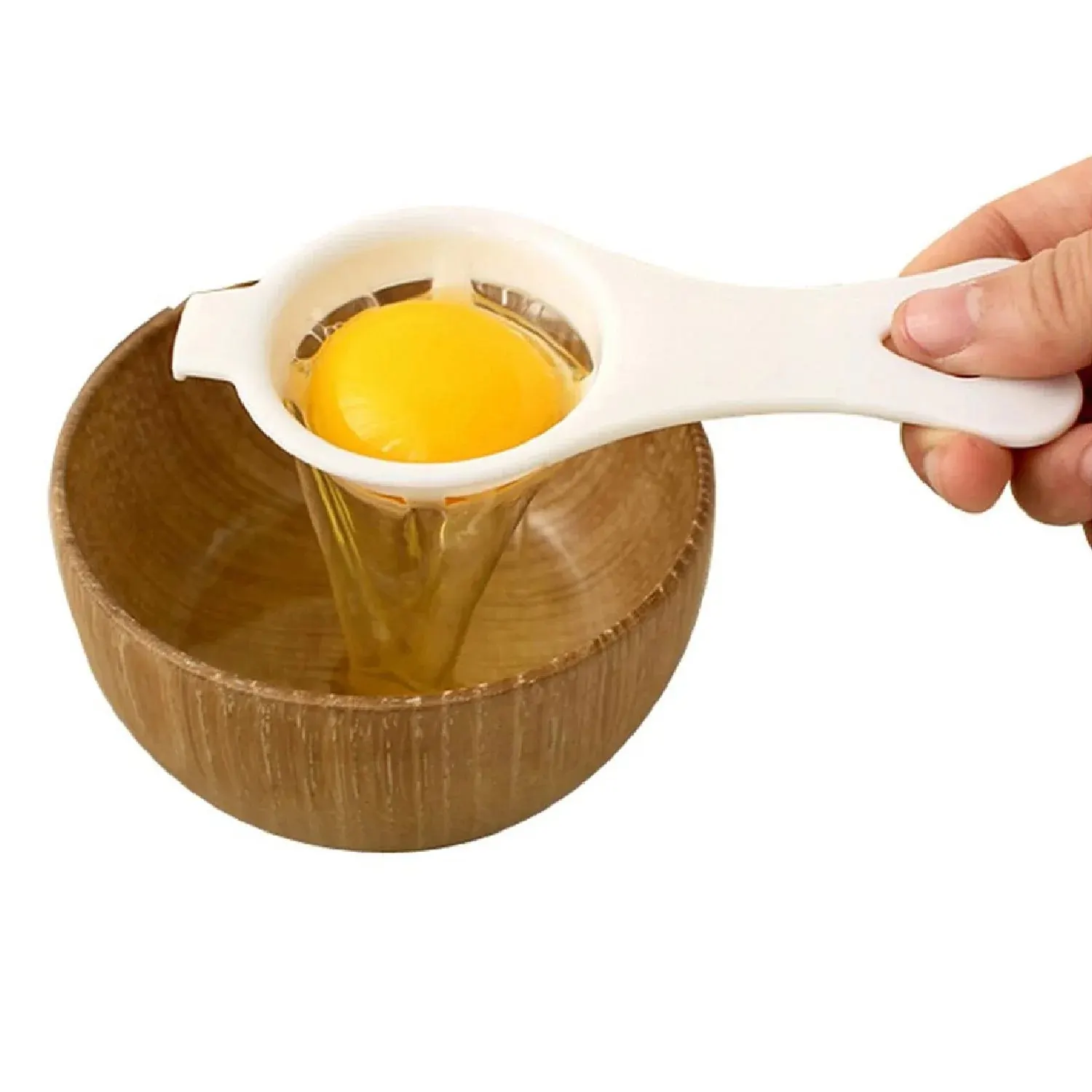 Egg Yolk Separator, Egg White Yolk Filter Separator, Egg Strainer Spoon Filter Egg