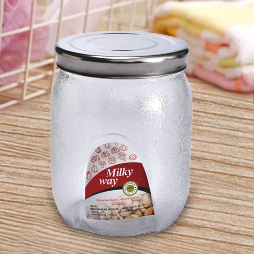 Plastic Mason Jar with Airtight lids (2000 ml)