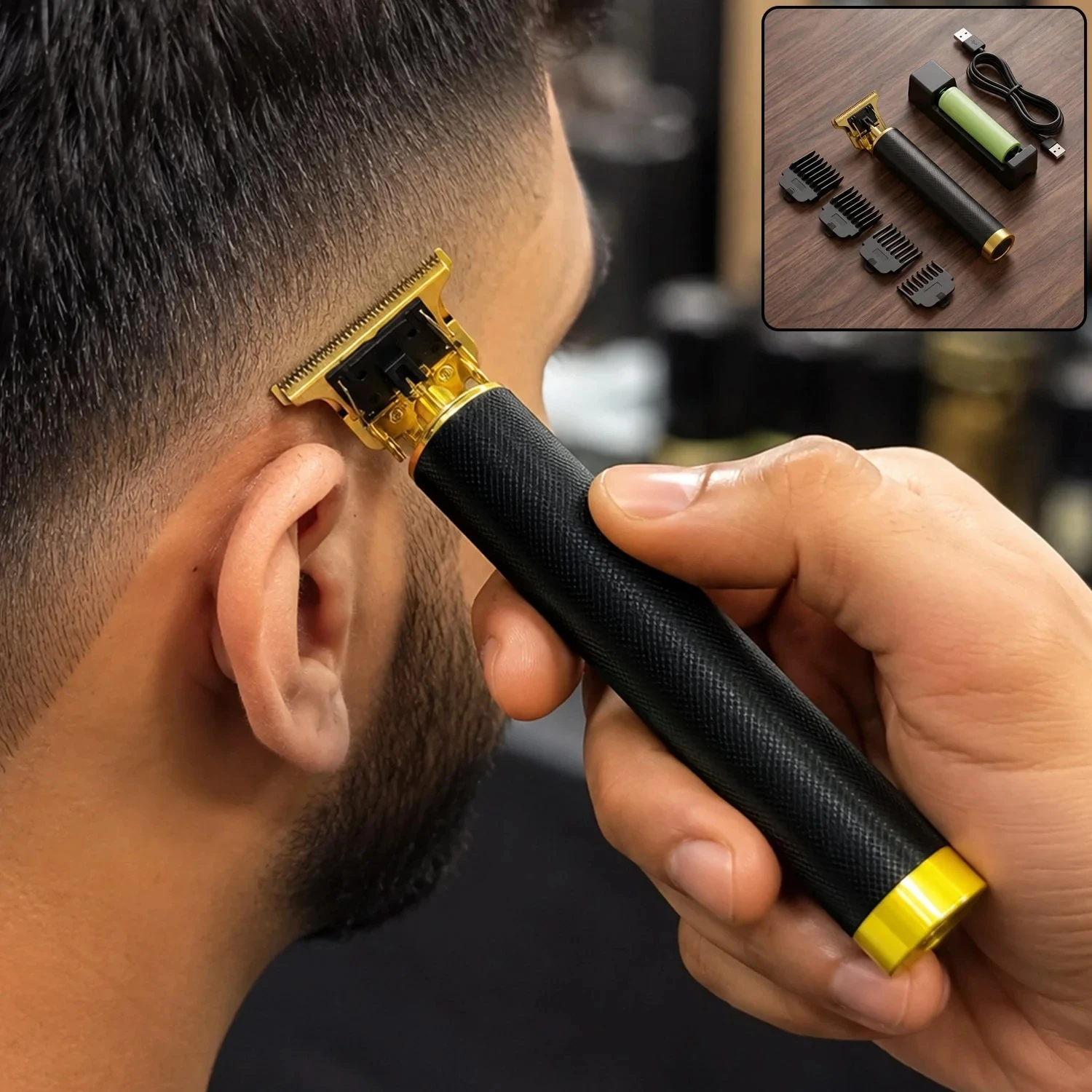 Rechargeable Hair Trimmer, Hair accessories