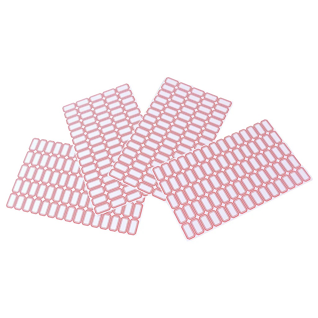 Writable Label Stickers Ã¢Â€Â“ 50 Sheets Self-Adhesive Label
